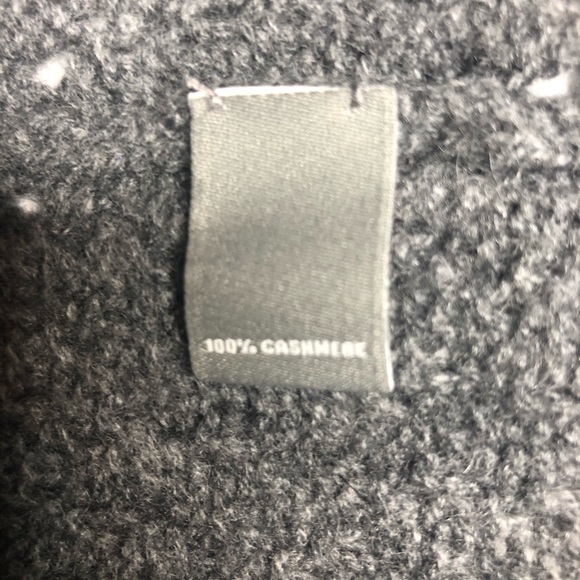 FINAL Last Chance NeimanMarcus Gray Cashmere Clip Cardigan L runs sm - Picture 9 of 16